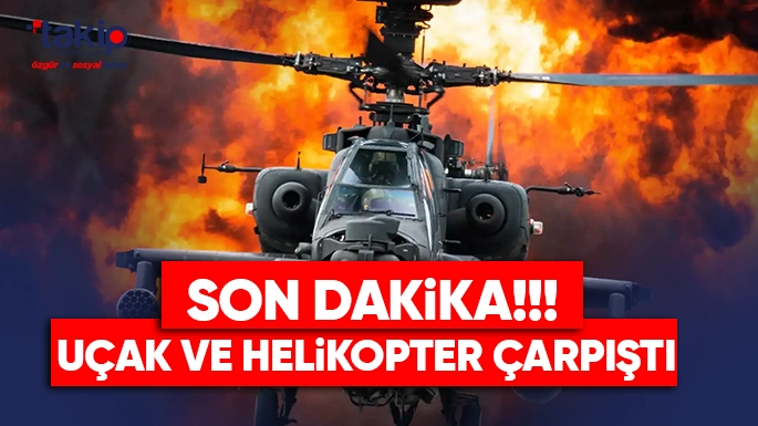 ABD'DE UÇAK VE HELİKOPTER ÇARPIŞTI!!!